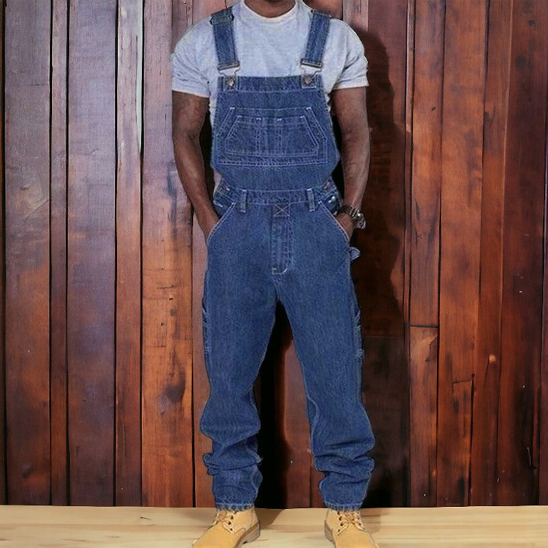 Preston | Casual Denim Multi-pocket Losse Overall