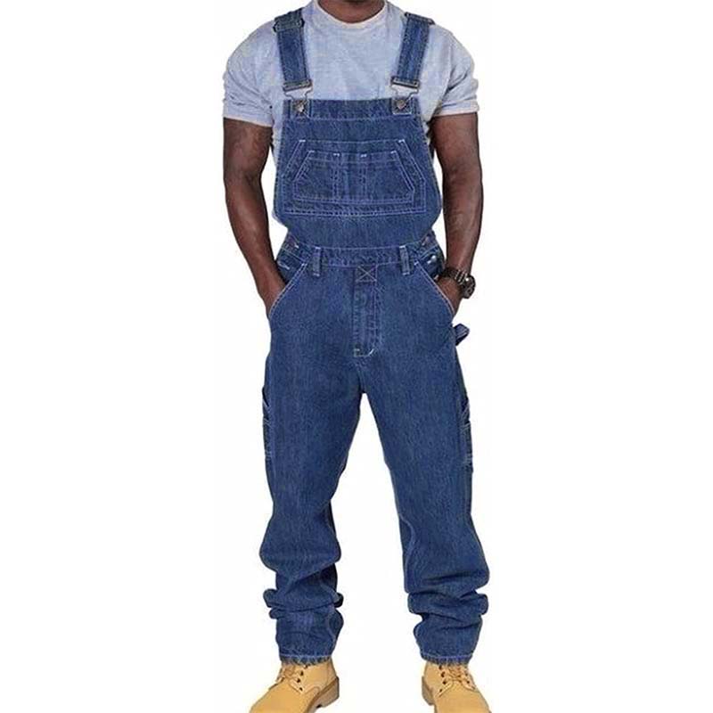 Preston | Casual Denim Multi-pocket Losse Overall