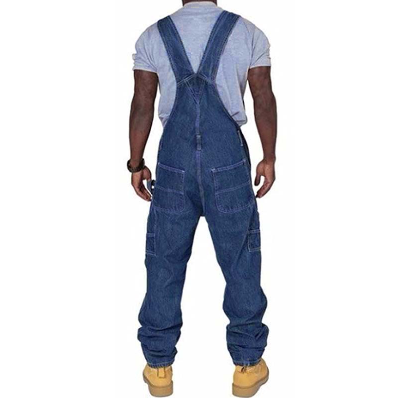 Preston | Casual Denim Multi-pocket Losse Overall
