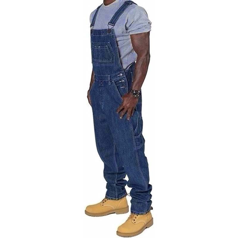 Preston | Casual Denim Multi-pocket Losse Overall